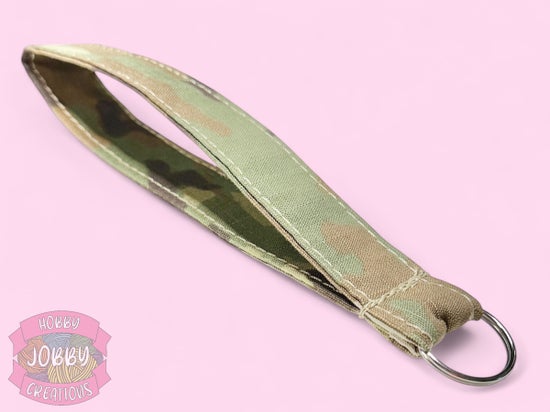 Military Camo Key Fob/Wrist Keychain