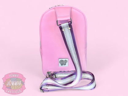 Rosie Sling Bag (Pink w/ Hearts)
