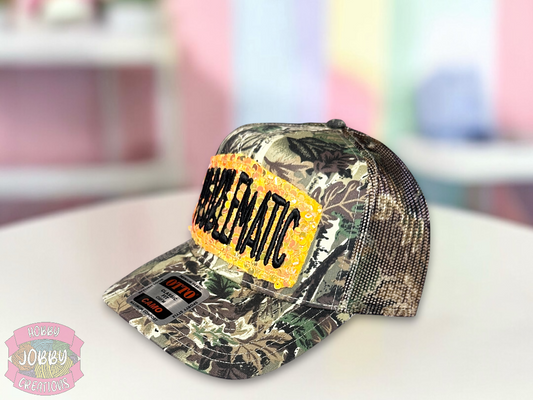 Problematic Sequin Patch Hat