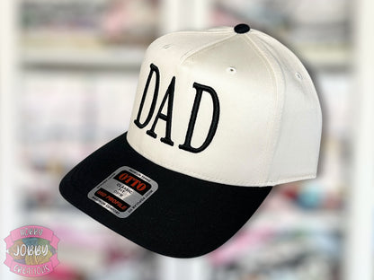 Custom DAD 3D Puff Embroidered Hat