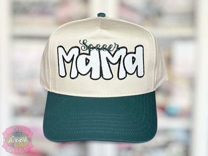 Soccer Mama Applique Embroidered Hat