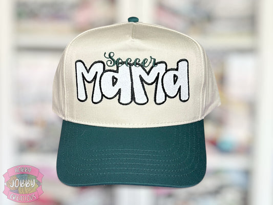 Soccer Mama Applique Embroidered Hat