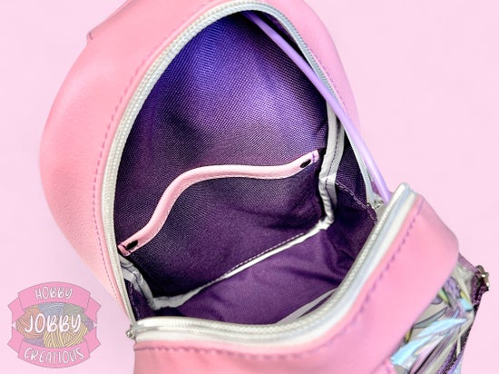 Rosie Sling Bag (Pink w/ Hearts)