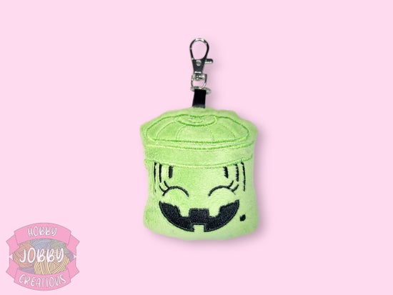 Nostalgic Bucket Embroidered Plushie Keychain (Select for options)