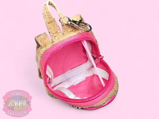 Bitty Backpack (Island Friends w/ Cork and Pink)