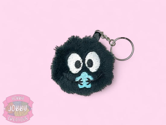 Sooty Friends Embroidered Keychain (Select for color options.)