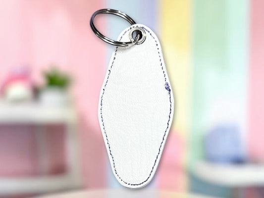 Book Lover Embroidered Keychain