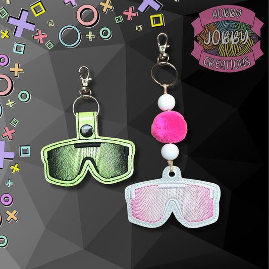 Sunglasses Snap Tab / Eyelet Digital Embroidery Design