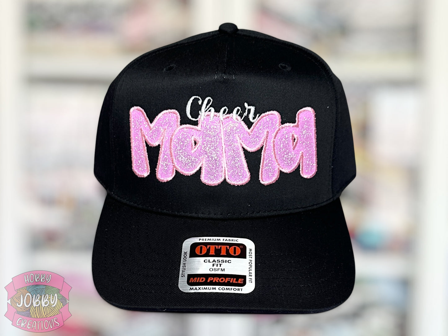 Cheer Mama Applique Embroidered Hat