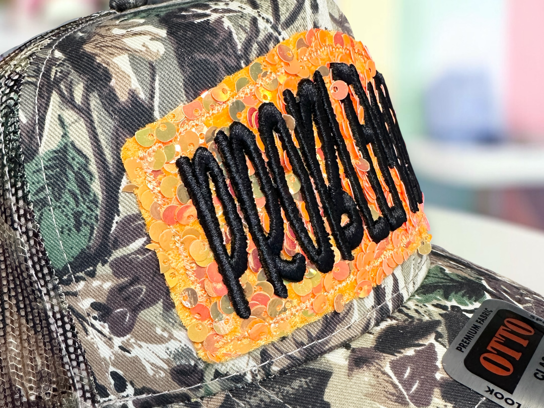 Problematic Sequin Patch Hat