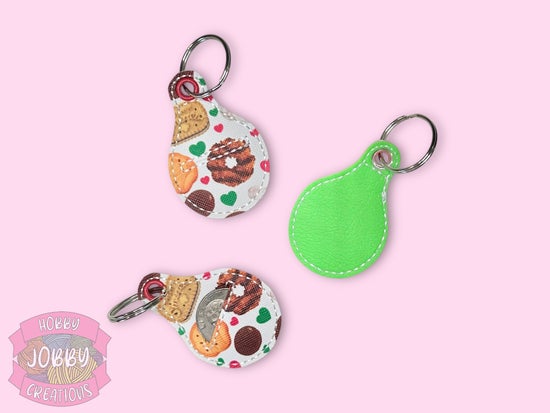 Quarter Holder Embroidered Keychain (Select for more options)