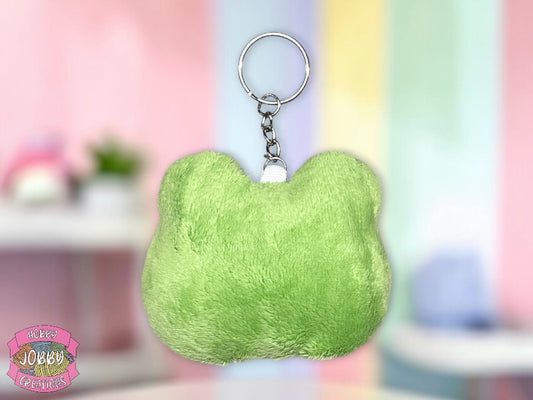 Cute Frog Plushie Keychain