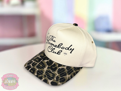 Custom The Homebody Club Embroidered Hat