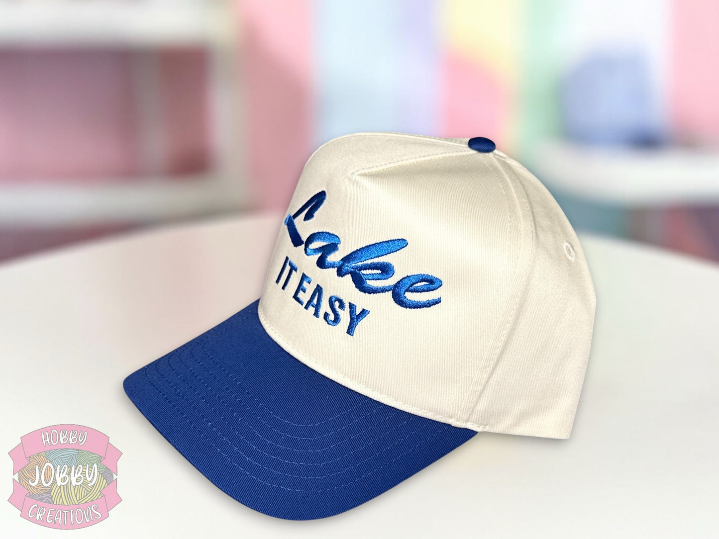 Lake it Easy Embroidered Hat