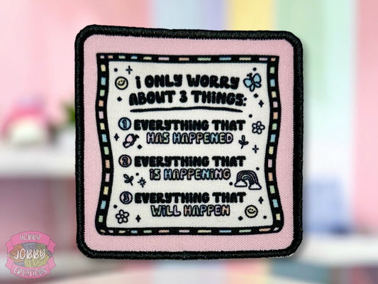 Worry List Graphic Patch