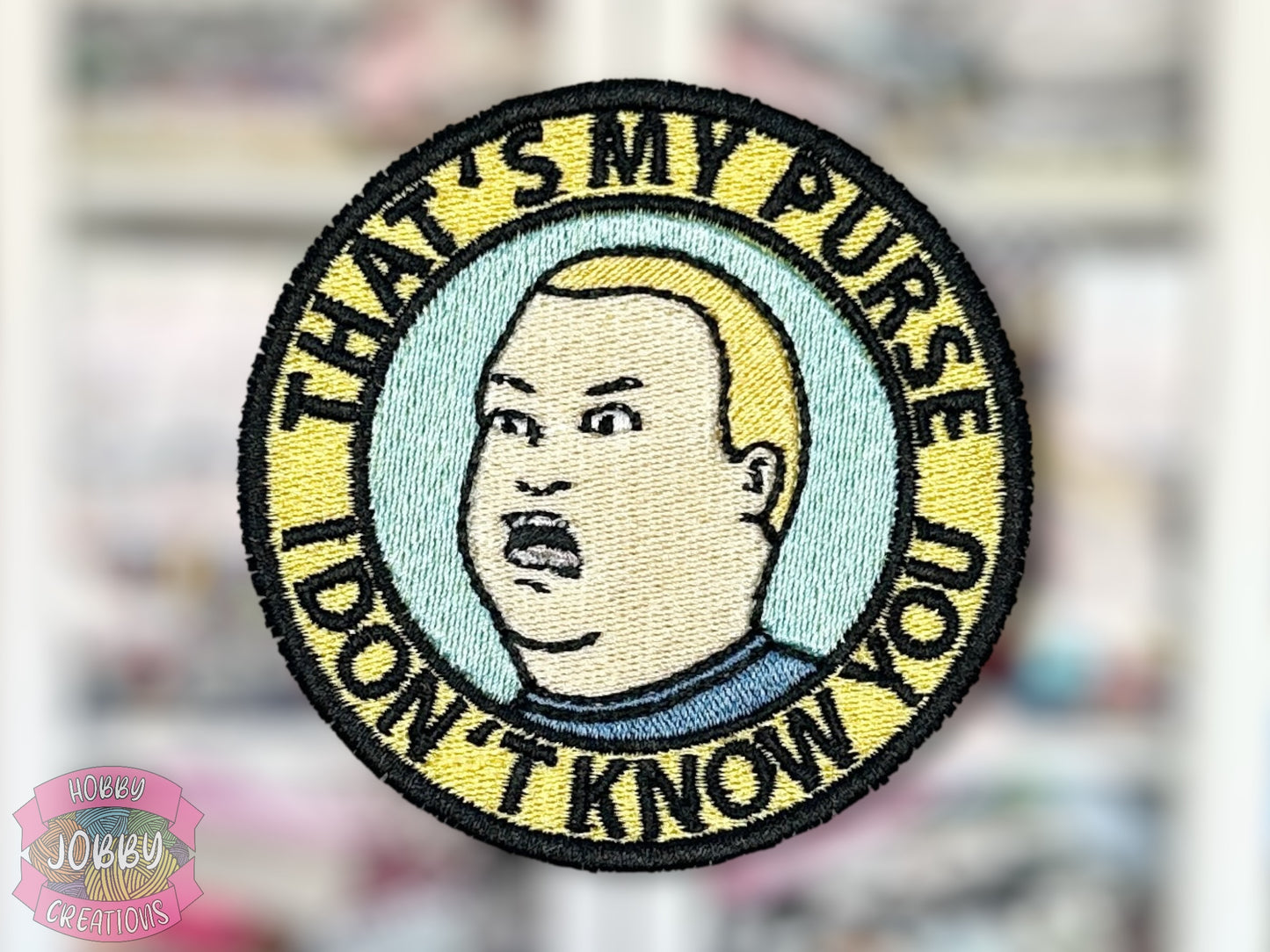 That’s My Purse Embroidered Iron-On Patch