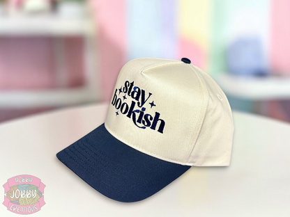 Custom Stay Bookish Embroidered Hat