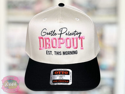 Gentle Parenting Dropout Embroidered Hat