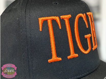 Custom TIGERS 3D Puff Embroidered Hat