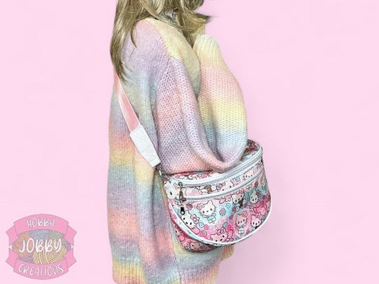 Hello Cat Friend Hellcat Crossbody Bag