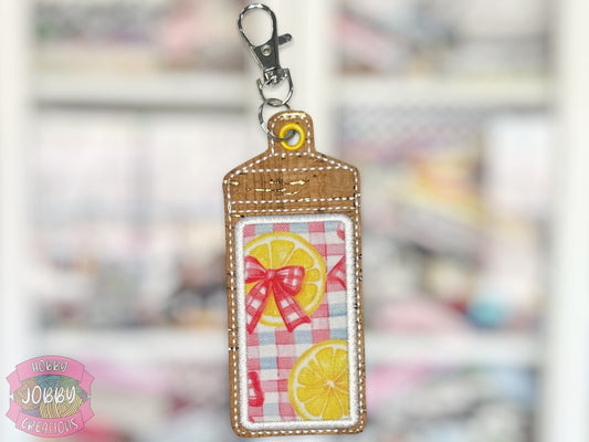 Lip Balm Holder (Lemon Bows)