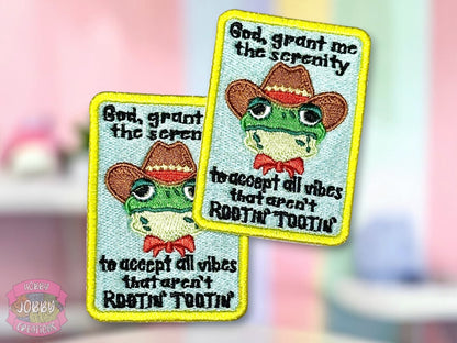 Rootin’ Tootin’ Embroidered Iron-On Patch