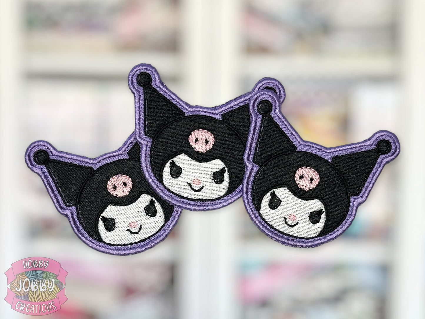 Feisty Kitty Friend Embroidered Iron-On Patch