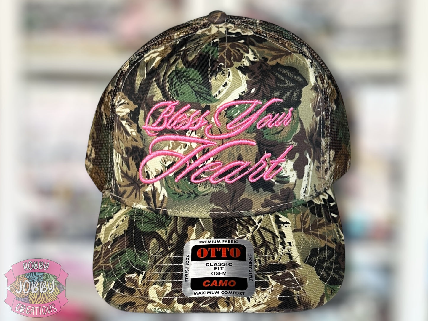 Custom Bless Your Heart 3D Puff Embroidered Hat