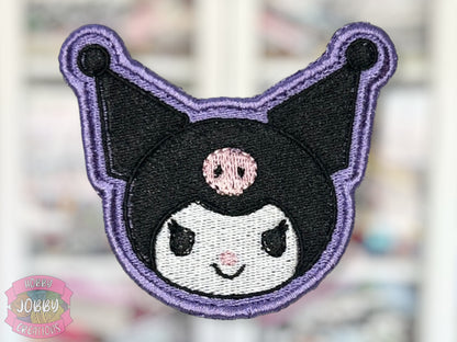 Feisty Kitty Friend Embroidered Iron-On Patch