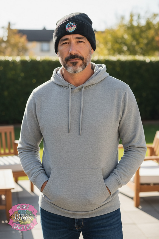 Patch Beanie (Dad Tax, Black)