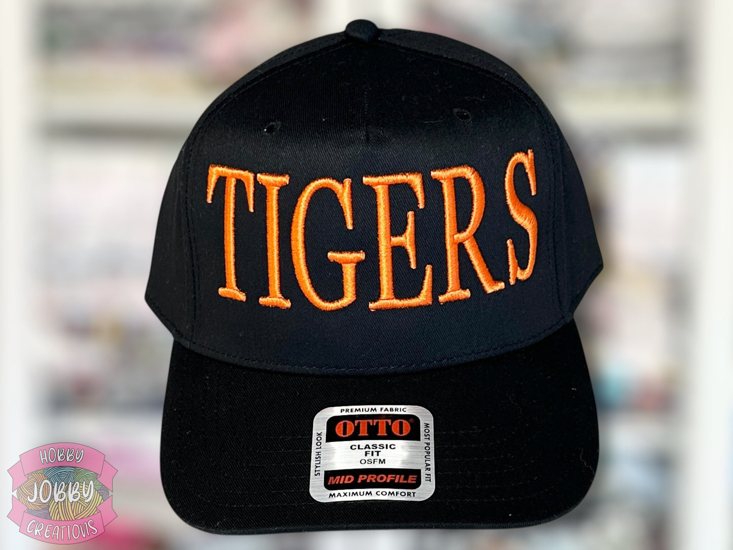 Custom TIGERS 3D Puff Embroidered Hat