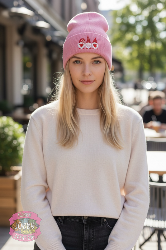 Heart Gnomes Beanie