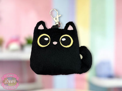 Black Kitty Keychain