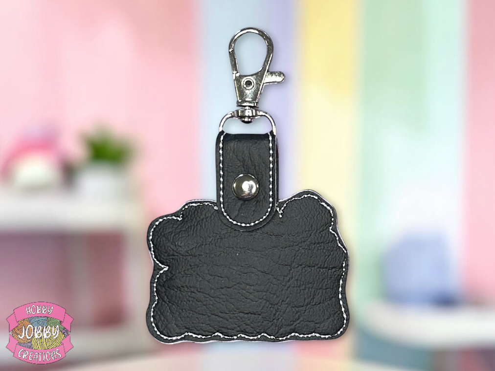 Floral Nurse Embroidered Keychain