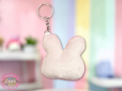 X Eye Bunny Plush Keychain