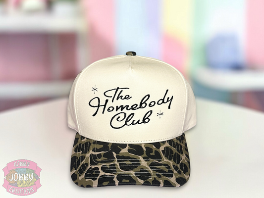 Custom The Homebody Club Embroidered Hat