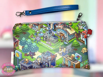 Wristlet Bag (Collectable Monsters Map)
