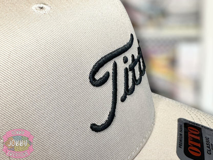 Custom Titties 3D Puff Embroidered Hat