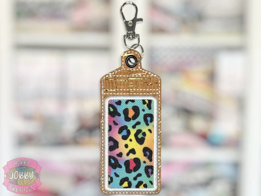 Lip Balm Holder (Rainbow Leopard)
