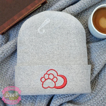 Paw Heart Beanie