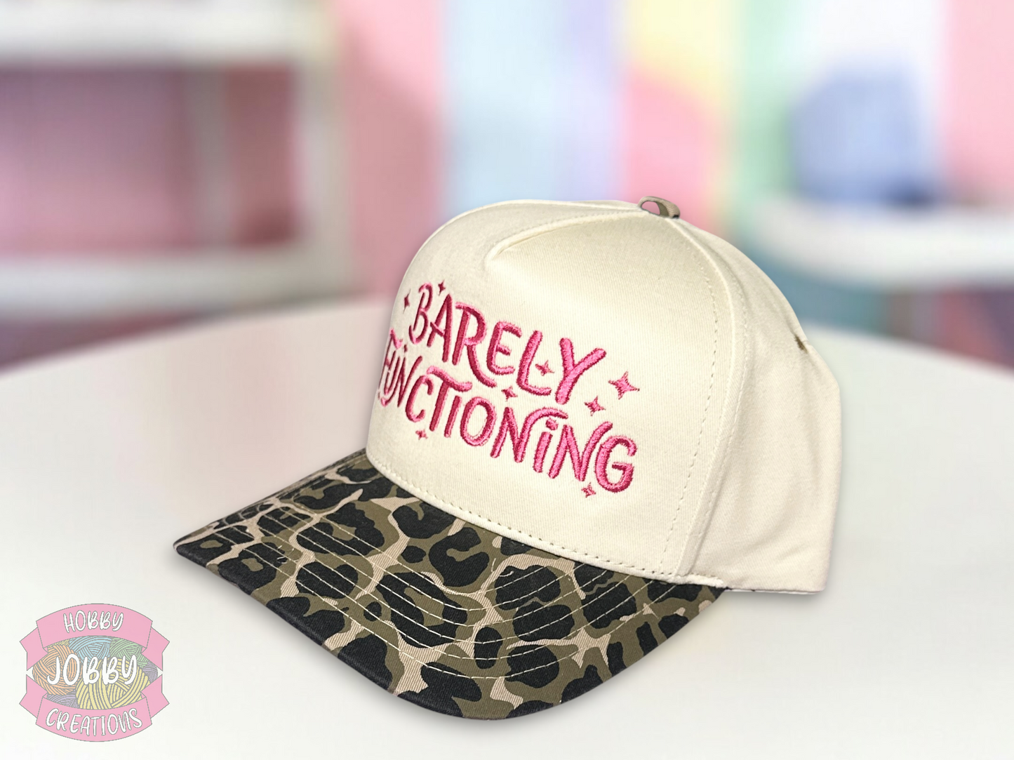Barely Functioning Embroidered Hat