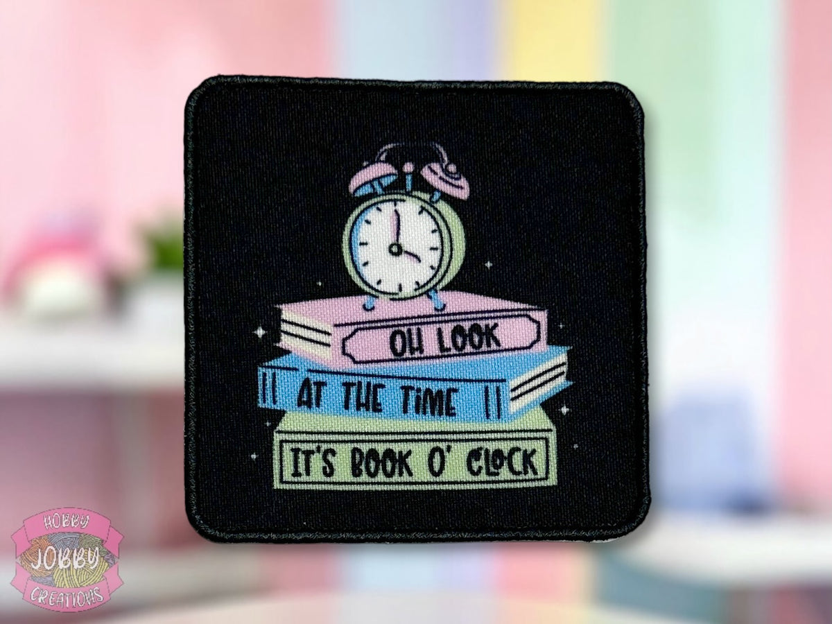 Book O’ Clock Graphic Patch