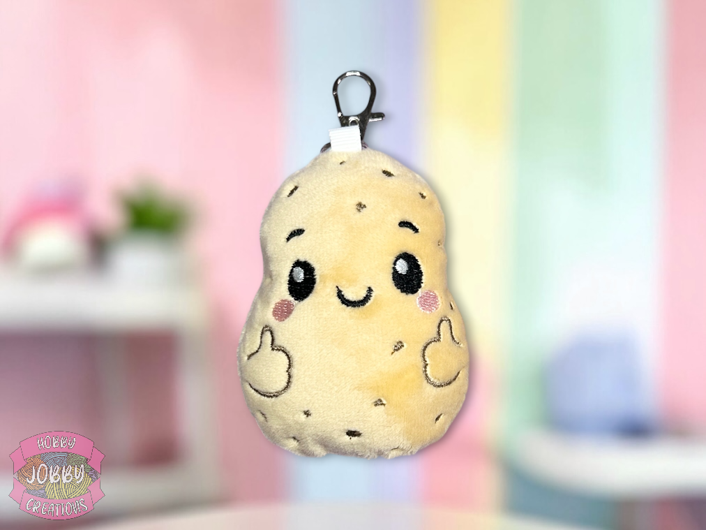 Potato Plushie Keychain