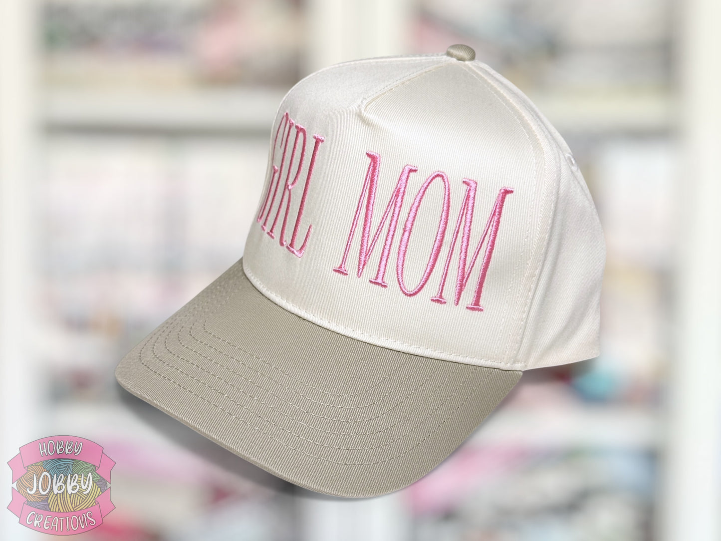 GIRL MOM Embroidered Hat