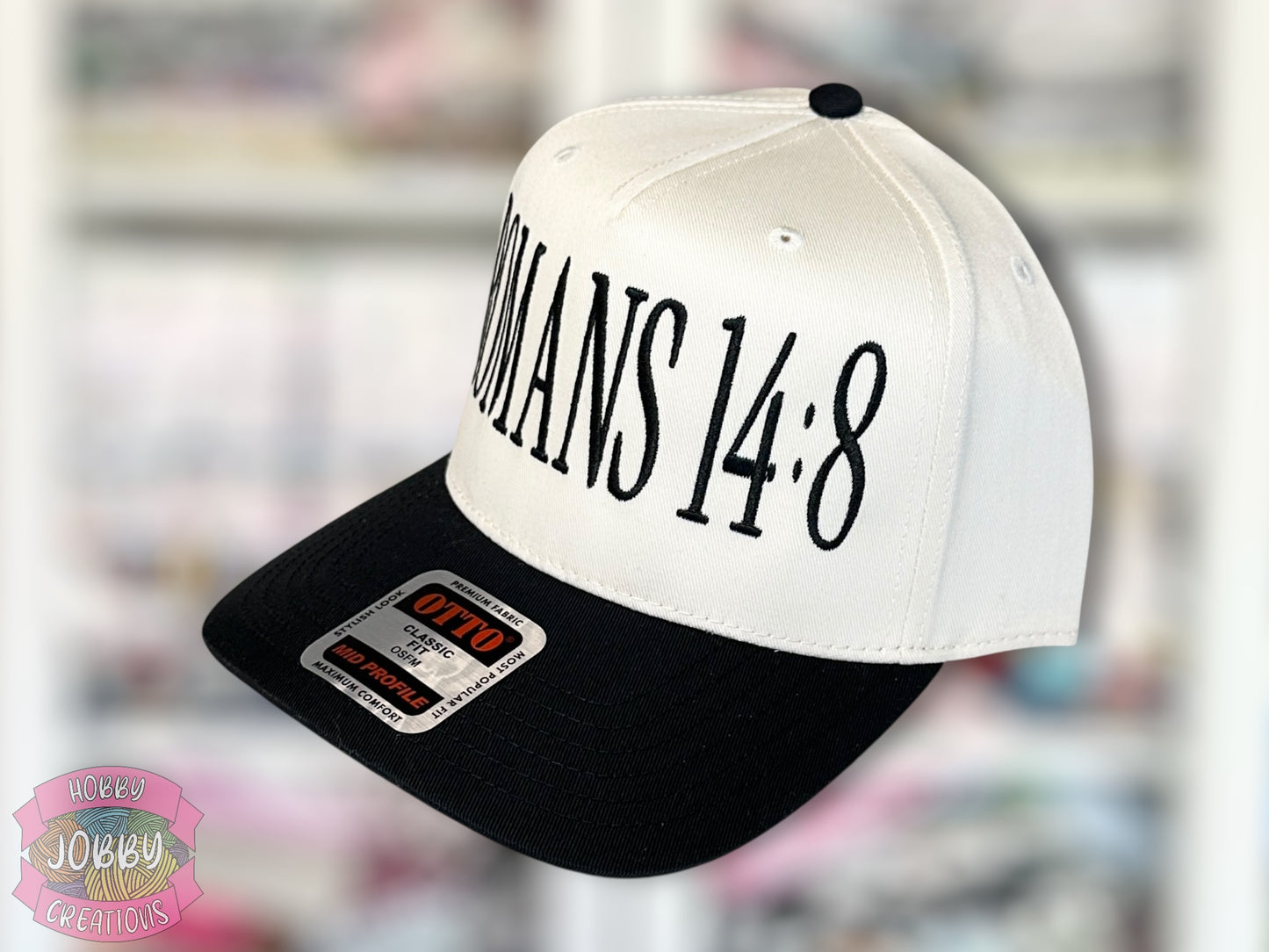 Custom Romans 14:8 Embroidered Hat