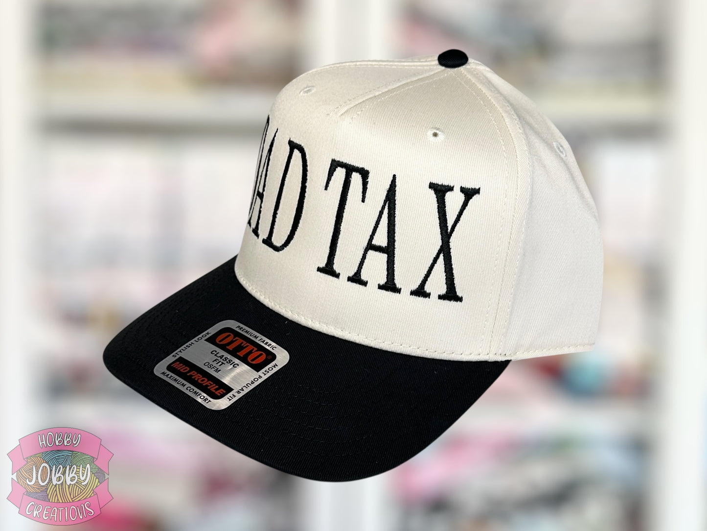Custom DAD TAX Embroidered Hat