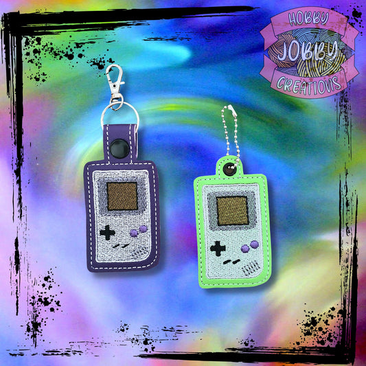 Game Kid Snap Tab / Eyelet Digital Embroidery Design