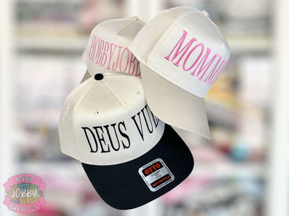 Custom Text Embroidered Hat