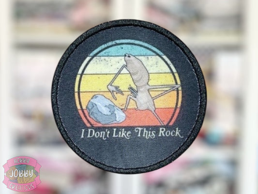 Don't Like This Rock Graphic Patch