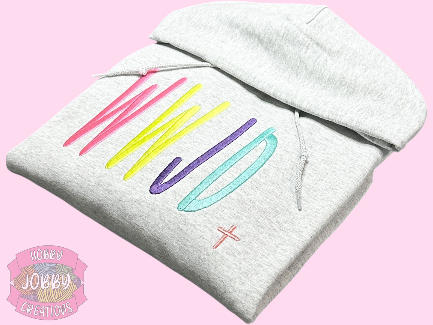 WWJD Embroidered Hoodie